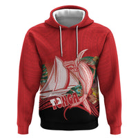 Vavau Sailing Festival Tonga Personalised Hoodie Humpback Whale Sailboat Tropical Vibes