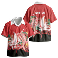 Vavau Sailing Festival Tonga Personalised Kid Hawaiian Shirt Humpback Whale Sailboat Tropical Vibes