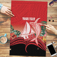 Vavau Sailing Festival Tonga Personalised Puzzle Humpback Whale Sailboat Tropical Vibes