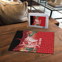 Vavau Sailing Festival Tonga Personalised Puzzle Humpback Whale Sailboat Tropical Vibes