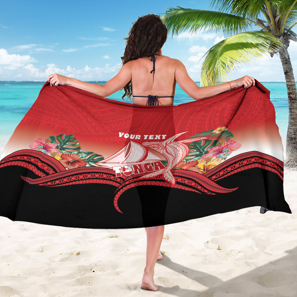 Vavau Sailing Festival Tonga Personalised Sarong Humpback Whale Sailboat Tropical Vibes