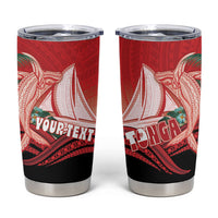 Vavau Sailing Festival Tonga Personalised Tumbler Cup Humpback Whale Sailboat Tropical Vibes