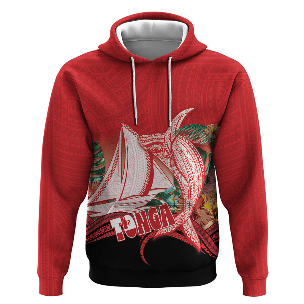 Vavau Sailing Festival Tonga Personalised Zip Hoodie Humpback Whale Sailboat Tropical Vibes