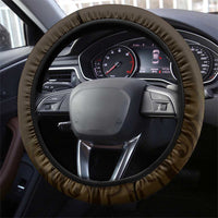 Gold New Zealand Eel Steering Wheel Cover Aotearoa Maori Tuna With Kotiate Weapon LT14 - Polynesian Pride