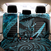 New Zealand Stingray Back Car Seat Cover Aotearoa Whai With Maori Paua Shell