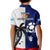 Fiji And Scotland Rugby Kid Polo Shirt Fijian Tapa Pattern With Thistle LT14 - Polynesian Pride