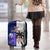 Fiji And Scotland Rugby Luggage Cover Fijian Tapa Pattern With Thistle LT14 - Polynesian Pride