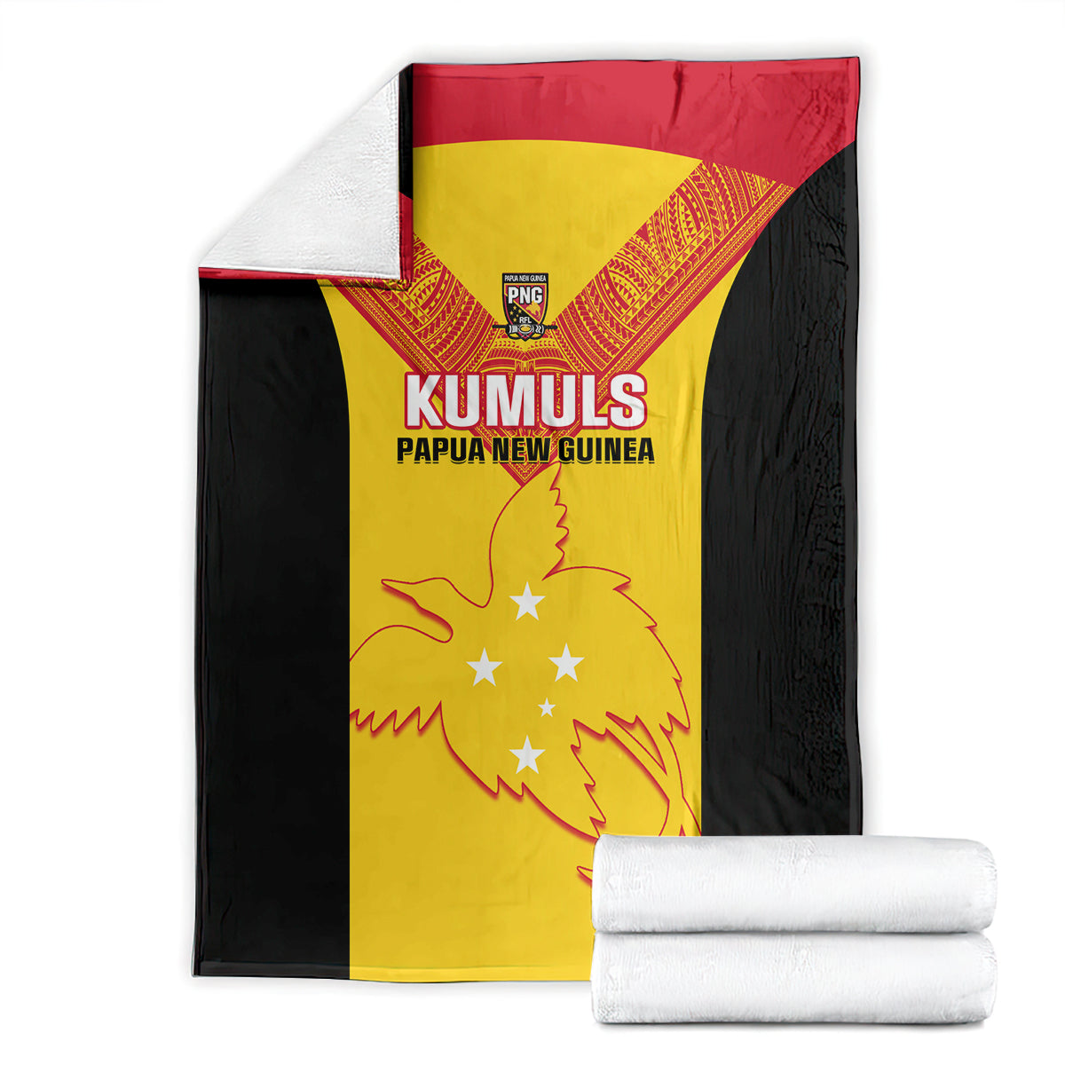 Papua New Guinea Rubgby Blanket Pacific 2023 Go PNG Kumuls LT14 - Polynesian Pride