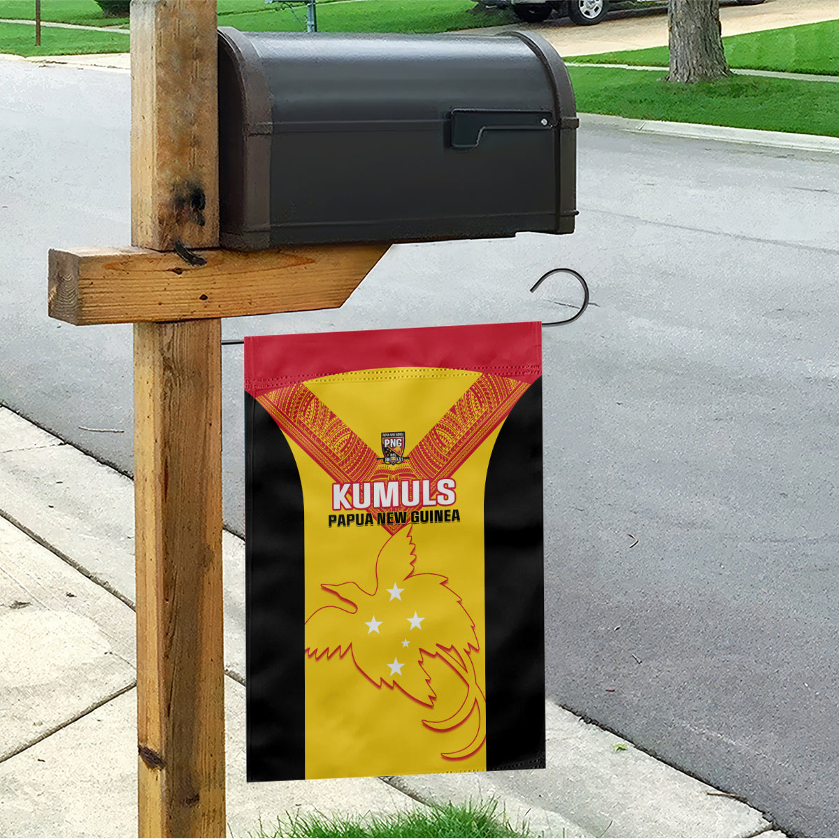 Papua New Guinea Rubgby Garden Flag Pacific 2023 Go PNG Kumuls LT14 - Polynesian Pride