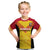 Custom Papua New Guinea Rubgby Kid T Shirt Pacific 2023 Go PNG Kumuls LT14 Yellow - Polynesian Pride