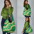 Green Palaka Hawaii Mele Kalikimaka Grocery Bag Ohia Lehua Monstera Puakenikeni Lei - Polynesian Pride