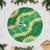Green Palaka Hawaii Mele Kalikimaka Tree Skirt Ohia Lehua Monstera Puakenikeni Lei - Polynesian Pride