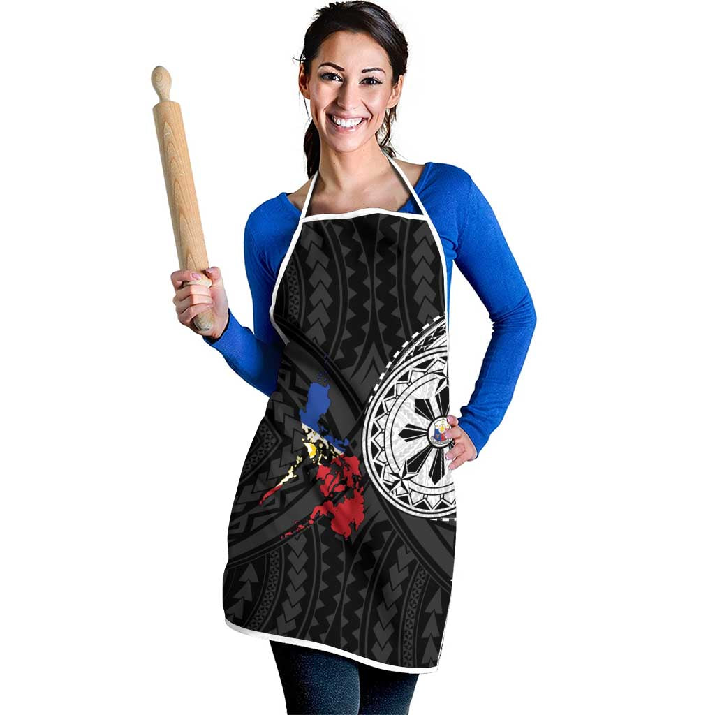 Philippines Strong Apron Filipino Map Polynesian Tattoo - Polynesian Pride