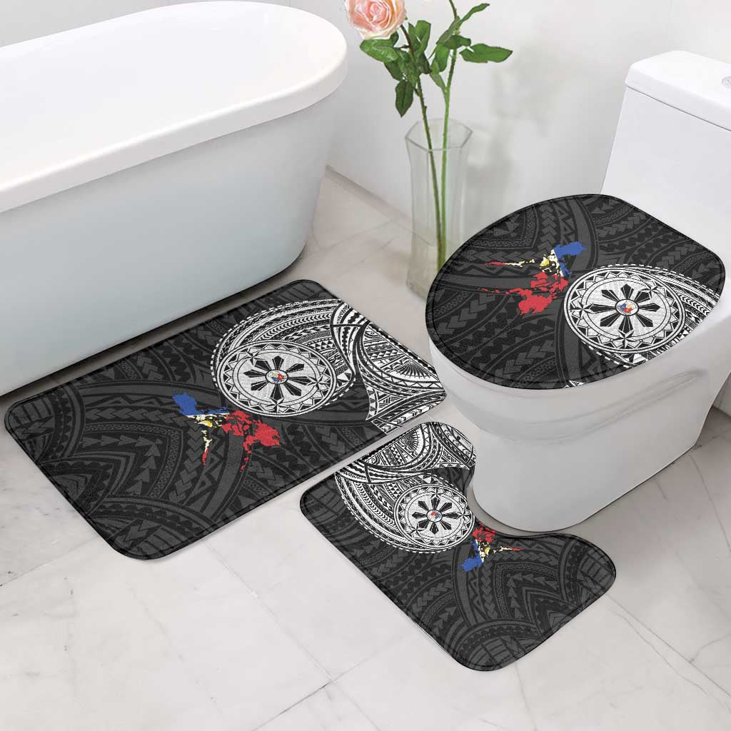 Philippines Strong Bathroom Set Filipino Map Polynesian Tattoo - Polynesian Pride