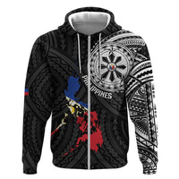 Philippines Strong Hoodie Filipino Map Polynesian Tattoo - Polynesian Pride