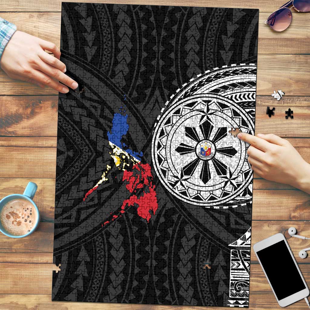 Philippines Strong Puzzle Filipino Map Polynesian Tattoo - Polynesian Pride