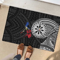 Philippines Strong Rubber Doormat Filipino Map Polynesian Tattoo - Polynesian Pride