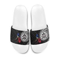 Philippines Strong Slide Sandals Filipino Map Polynesian Tattoo - Polynesian Pride