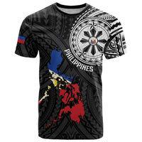 Philippines Strong T Shirt Filipino Map Polynesian Tattoo - Polynesian Pride
