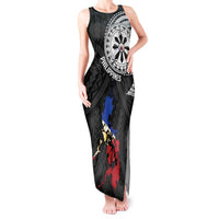 Philippines Strong Tank Maxi Dress Filipino Map Polynesian Tattoo - Polynesian Pride