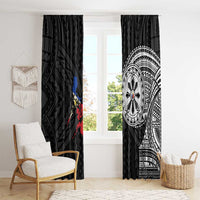 Philippines Strong Window Curtain Filipino Map Polynesian Tattoo - Polynesian Pride