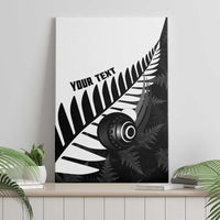 New Zealand Lawn Bowls Custom Canvas Wall Art Aotearoa Silver Fern - Polynesian Pride