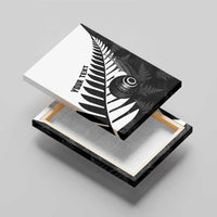 New Zealand Lawn Bowls Custom Canvas Wall Art Aotearoa Silver Fern - Polynesian Pride