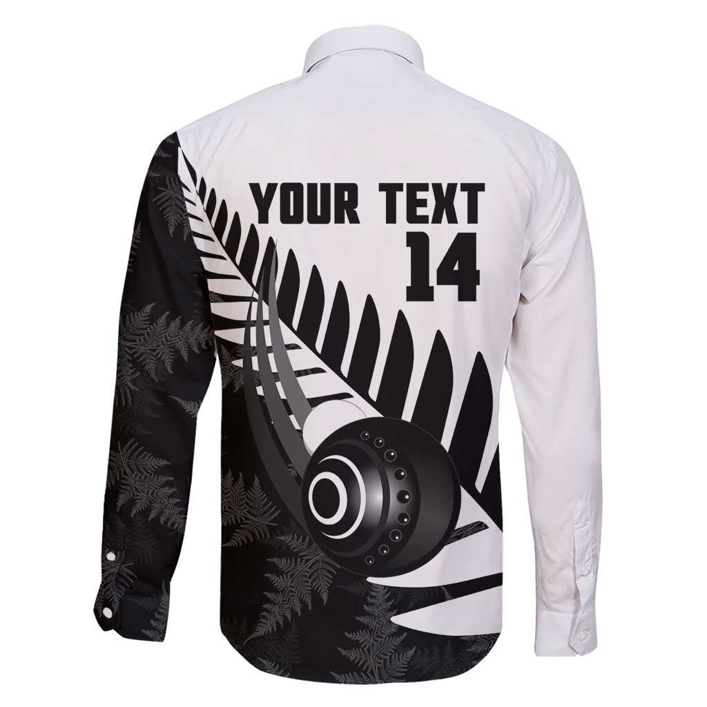 New Zealand Lawn Bowls Custom Family Matching Tank Maxi Dress and Hawaiian Shirt Aotearoa Silver Fern - Polynesian Pride