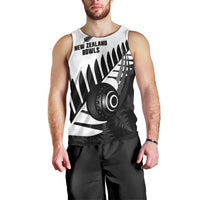 New Zealand Lawn Bowls Custom Men Tank Top Aotearoa Silver Fern - Polynesian Pride