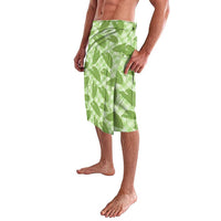 Green Hawaii Kalo Palaka Motifs Lavalava Hawaiian Taro Leaves Elegant Vibes - Polynesian Pride