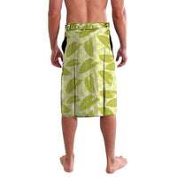 Lime Green Hawaii Kalo Palaka Motifs Lavalava Hawaiian Taro Leaves Elegant Vibes - Polynesian Pride