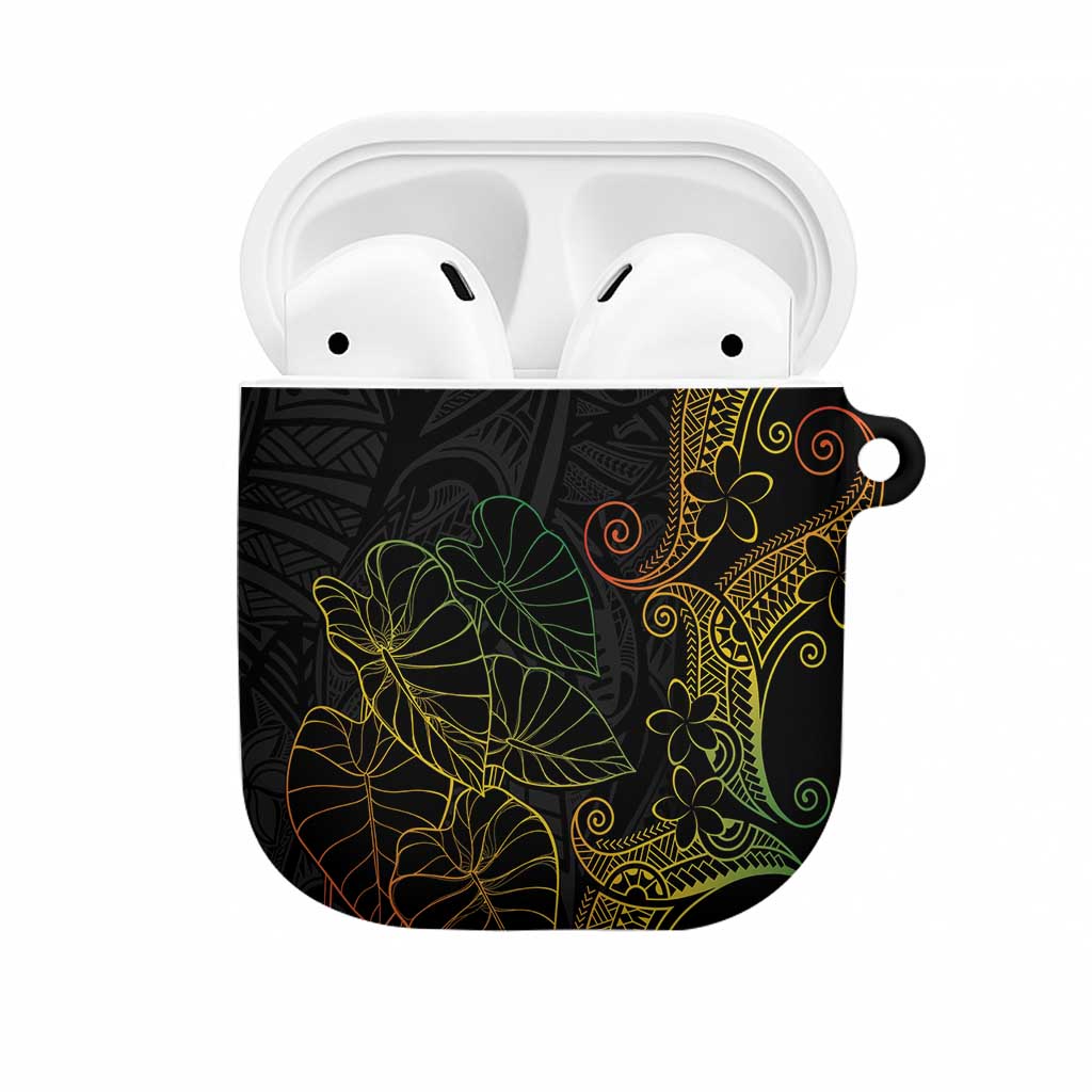 Aloha Hawaii Kalo AirPods Case Reggae Taro Polynesian Pattern - Polynesian Pride