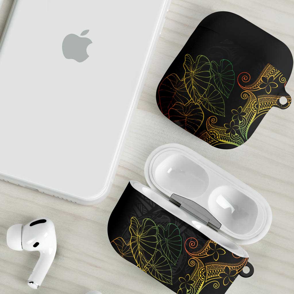 Aloha Hawaii Kalo AirPods Case Reggae Taro Polynesian Pattern - Polynesian Pride