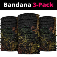 Aloha Hawaii Kalo Neck Gaiter Reggae Taro Polynesian Pattern - Polynesian Pride