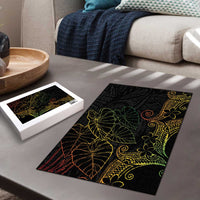 Aloha Hawaii Kalo Puzzle Reggae Taro Polynesian Pattern - Polynesian Pride