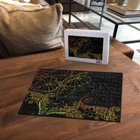 Aloha Hawaii Kalo Puzzle Reggae Taro Polynesian Pattern - Polynesian Pride