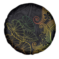 Aloha Hawaii Kalo Spare Tire Cover Reggae Taro Polynesian Pattern - Polynesian Pride