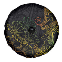Aloha Hawaii Kalo Spare Tire Cover Reggae Taro Polynesian Pattern - Polynesian Pride