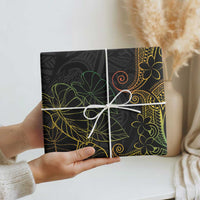 Aloha Hawaii Kalo Wrapping Paper Reggae Taro Polynesian Pattern - Polynesian Pride