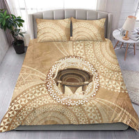 Tonga Skink Kava Bowl Bedding Set Vintage Tongan Ngatu Pattern LT14 - Polynesian Pride