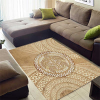 Tonga Ngatu Turtle Area Rug Vintage Tongan Tapa Cloth LT14 - Polynesian Pride