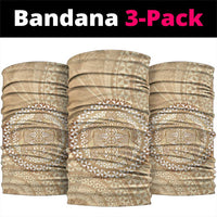 Tonga Ngatu Turtle Neck Gaiter Vintage Tongan Tapa Cloth