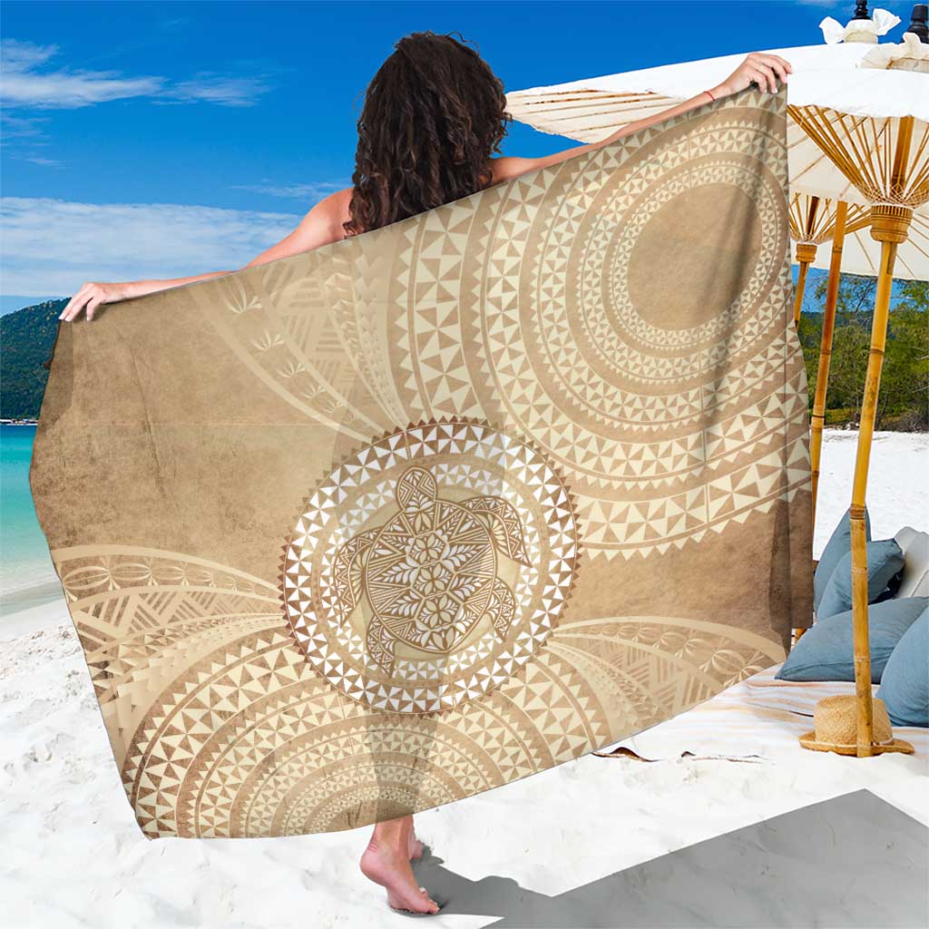 Tonga Ngatu Turtle Sarong Vintage Tongan Tapa Cloth