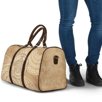 Tonga Ngatu Turtle Travel Bag Vintage Tongan Tapa Cloth