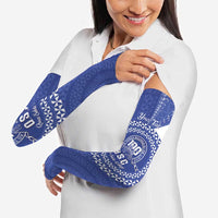 Queen Salote College 100th Anniversary Personalized Arm Sleeves Est 1926 Kolisi Fefine Tongan Ngatu Pattern LT14 - Polynesian Pride