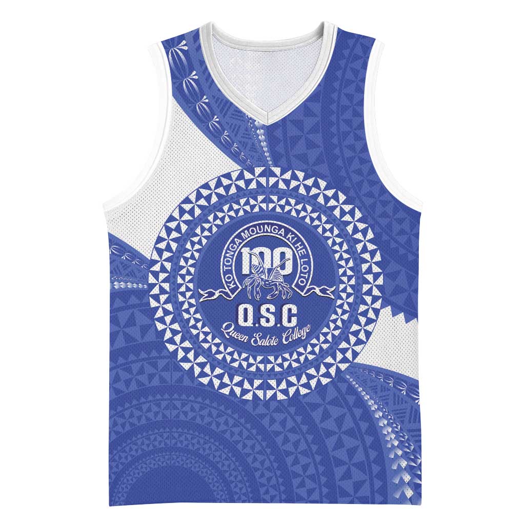 Queen Salote College 100th Anniversary Personalized Basketball Jersey Est 1926 Kolisi Fefine Tongan Ngatu Pattern