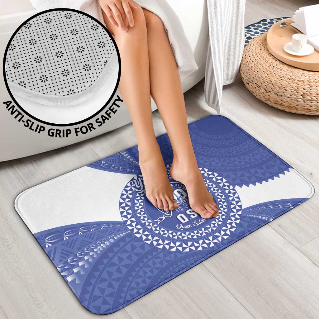 Queen Salote College 100th Anniversary Personalized Bathroom Set Est 1926 Kolisi Fefine Tongan Ngatu Pattern