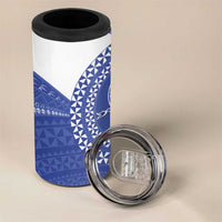 Queen Salote College 100th Anniversary 4 in 1 Can Cooler Tumbler Est 1926 Kolisi Fefine Tongan Ngatu Pattern