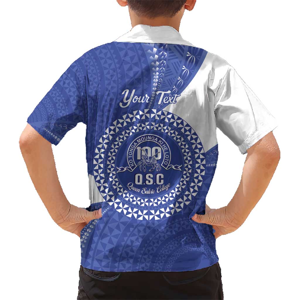 Queen Salote College 100th Anniversary Personalized Family Matching Off Shoulder Short Dress and Hawaiian Shirt Est 1926 Kolisi Fefine Tongan Ngatu Pattern