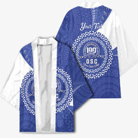Queen Salote College 100th Anniversary Personalized Kimono Est 1926 Kolisi Fefine Tongan Ngatu Pattern LT14 - Polynesian Pride